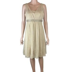 Jessica Howard Shimmer Tulle Overlay Dress